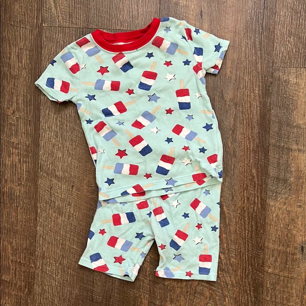 Kids Popsicle Print Pajamas